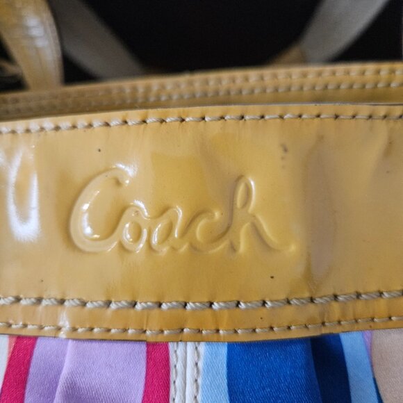 Coach Soho Scarf Print Multicolor Signature Shoulder Bag - Picture 8 of 10